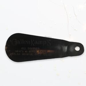 Vintage GallenKamp's All Leather Shoes Advertising Memorabilia Metal Shoe Horn
